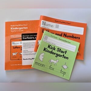 Handwriting Without Tears Kindergarten